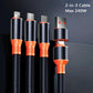 3-in-1 Universal USB Charging Cable – Type-C, Lightning & Micro USB Compatible for Samsung, Xiaomi, Huawei, iPhone 16/15/14/13 Pro Mobile Arcade Ltd