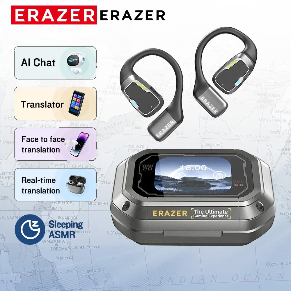 Erazer XP6 AI Bluetooth Earphones Sleep ASMR Wireless Headset with App MobileArcadeLtd