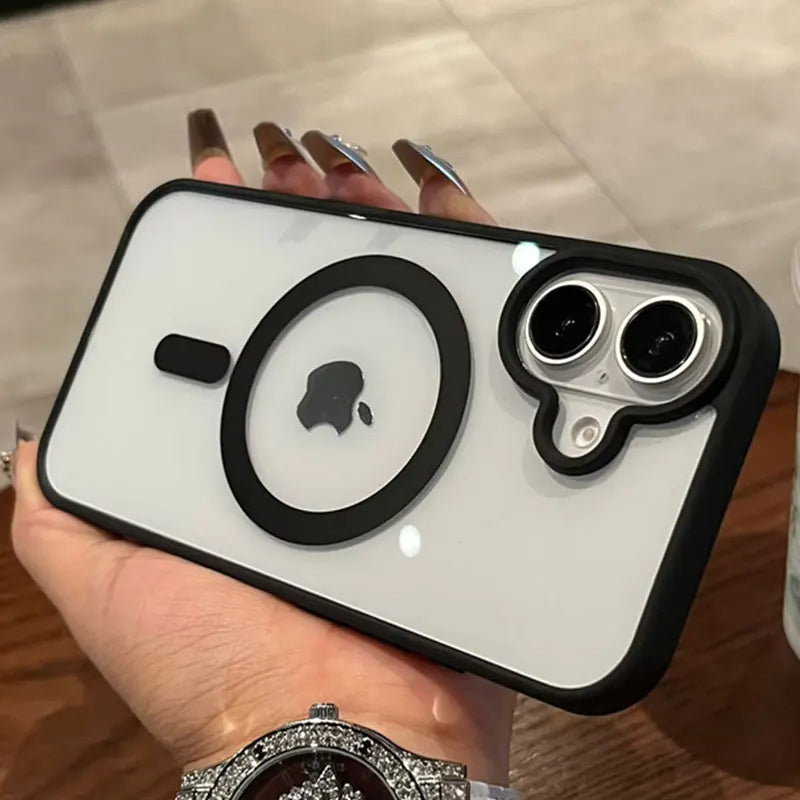 Luxury MagSafe Clear Case – iPhone 11–16 Pro Max Mini Plus Magnetic Cover Mobile Arcade Ltd