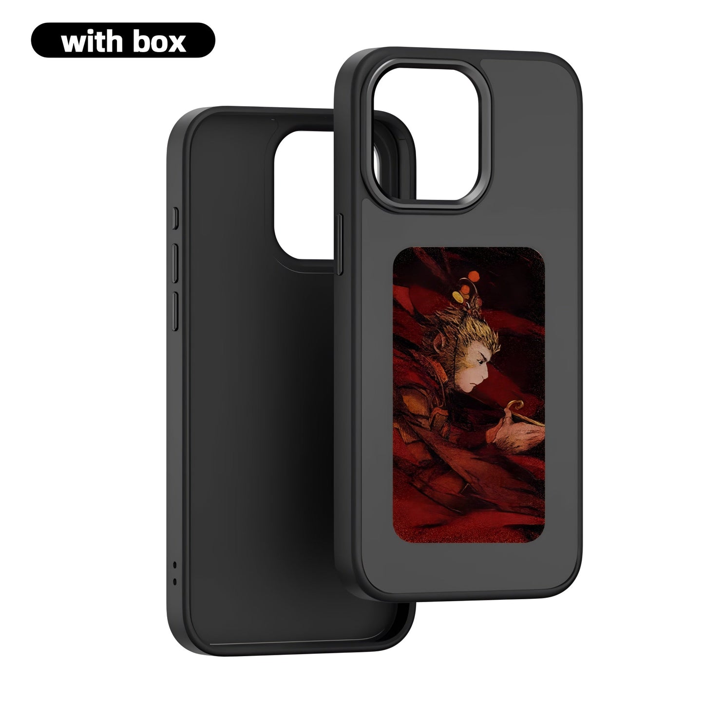 NFC E Ink Custom Case for iPhone 15 Pro – 4 Colors, DIY Personalized Cover Mobile Arcade Ltd