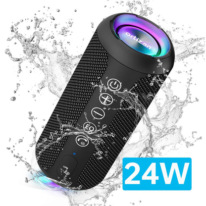 Portable Bluetooth Speaker with Lights, HD Stereo, IPX7 Waterproof, TWS Mobile Arcade Ltd