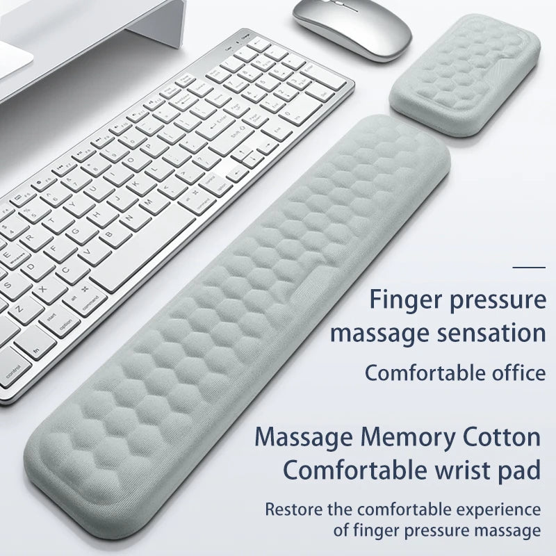 Ergonomic Keyboard & Mouse Wrist Rest Set – Memory Foam Pad for Office Use Mobile Arcade Ltd