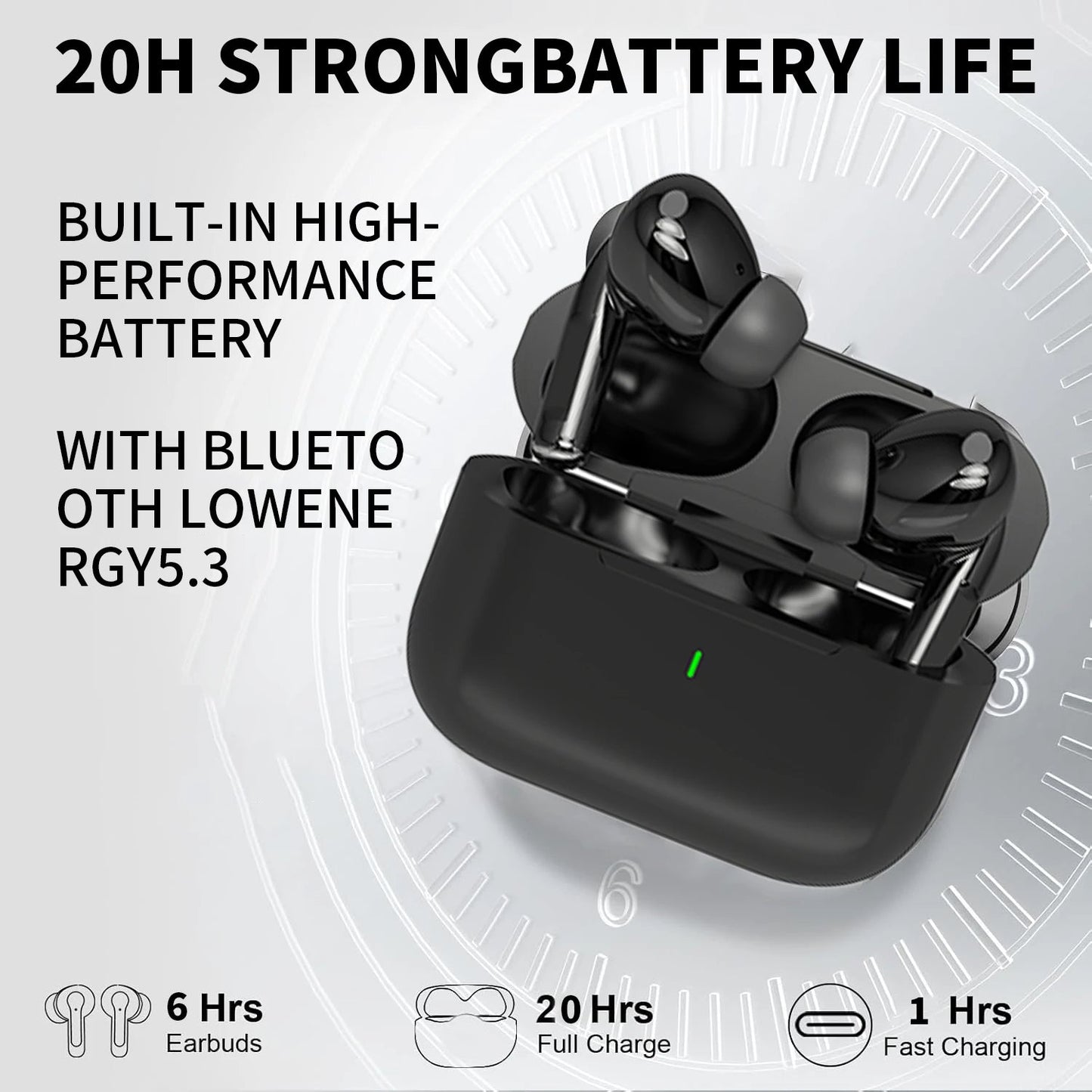 Blackpods A7Pro TWS Wireless Earbuds | In-Ear Headphones for iOS & Android Mobile Arcade Ltd
