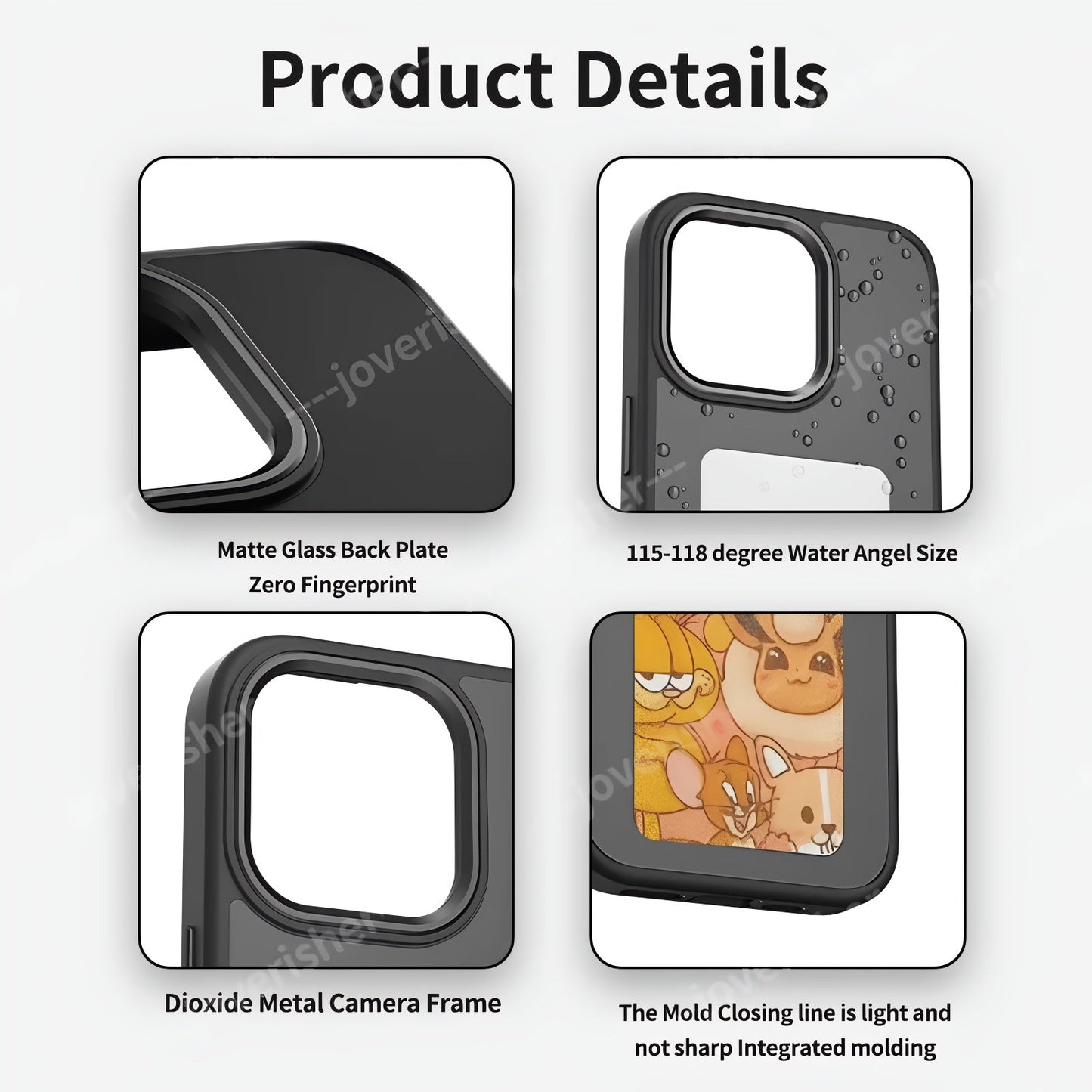 NFC E Ink Custom Case for iPhone 15 Pro – 4 Colors, DIY Personalized Cover Mobile Arcade Ltd