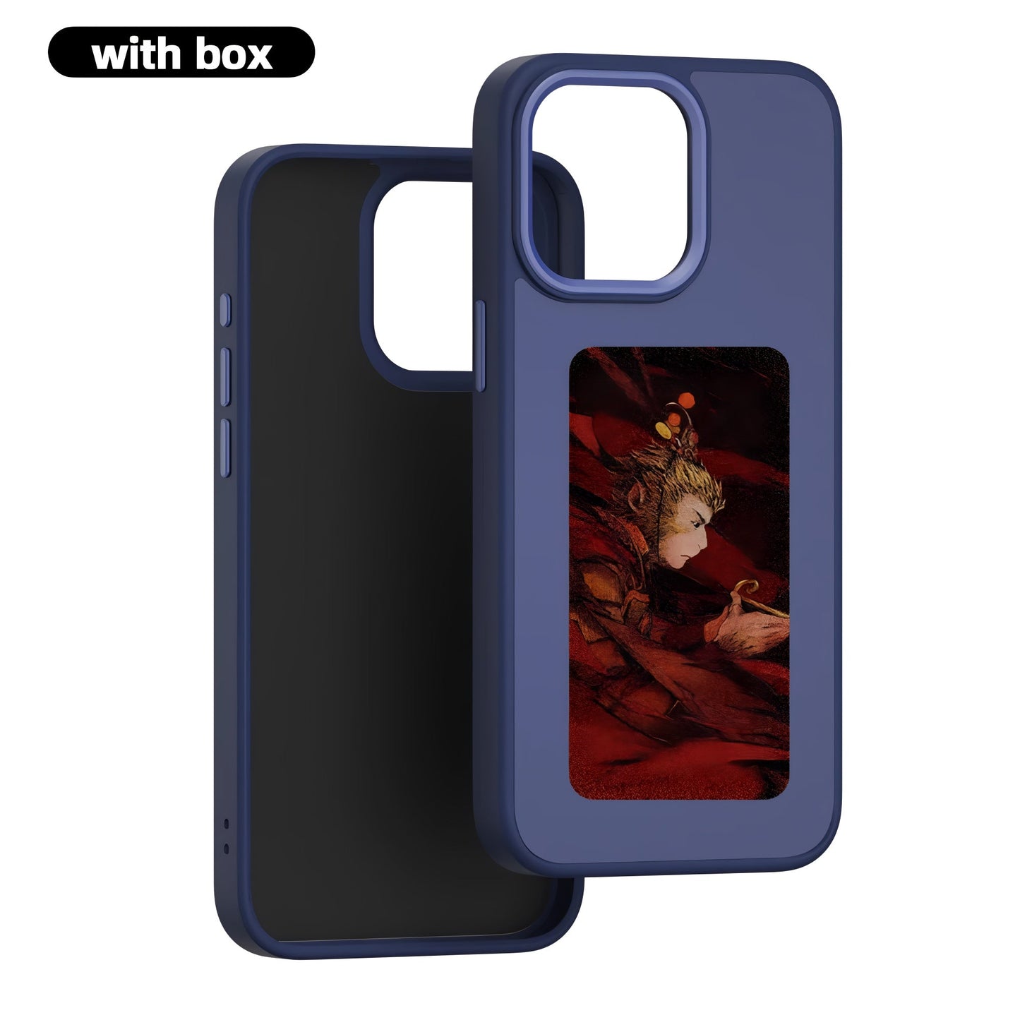 NFC E Ink Custom Case for iPhone 15 Pro – 4 Colors, DIY Personalized Cover Mobile Arcade Ltd