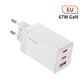 67W Pole Charger Gallium Nitride Three-port Fast Charging Charger Mobile Arcade Ltd