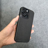 The First Layer Of Cowhide Is Suitable For 13pro Mobile Half-pack Hard Shell Mini Leather Retro Mobile Arcade Ltd