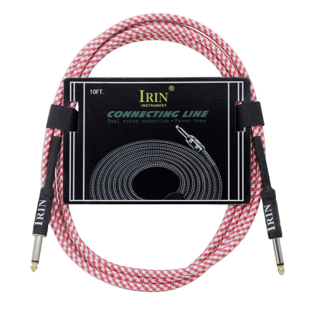 IRIN Guitar Instrument Cable – High-Shielding Jack Lead 3m/6m/10m, Multi-Colour Mobile Arcade Ltd
