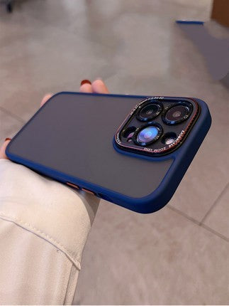 Metal Lens Circle Skin Feeling Matte Protective Cover Mobile Arcade Ltd