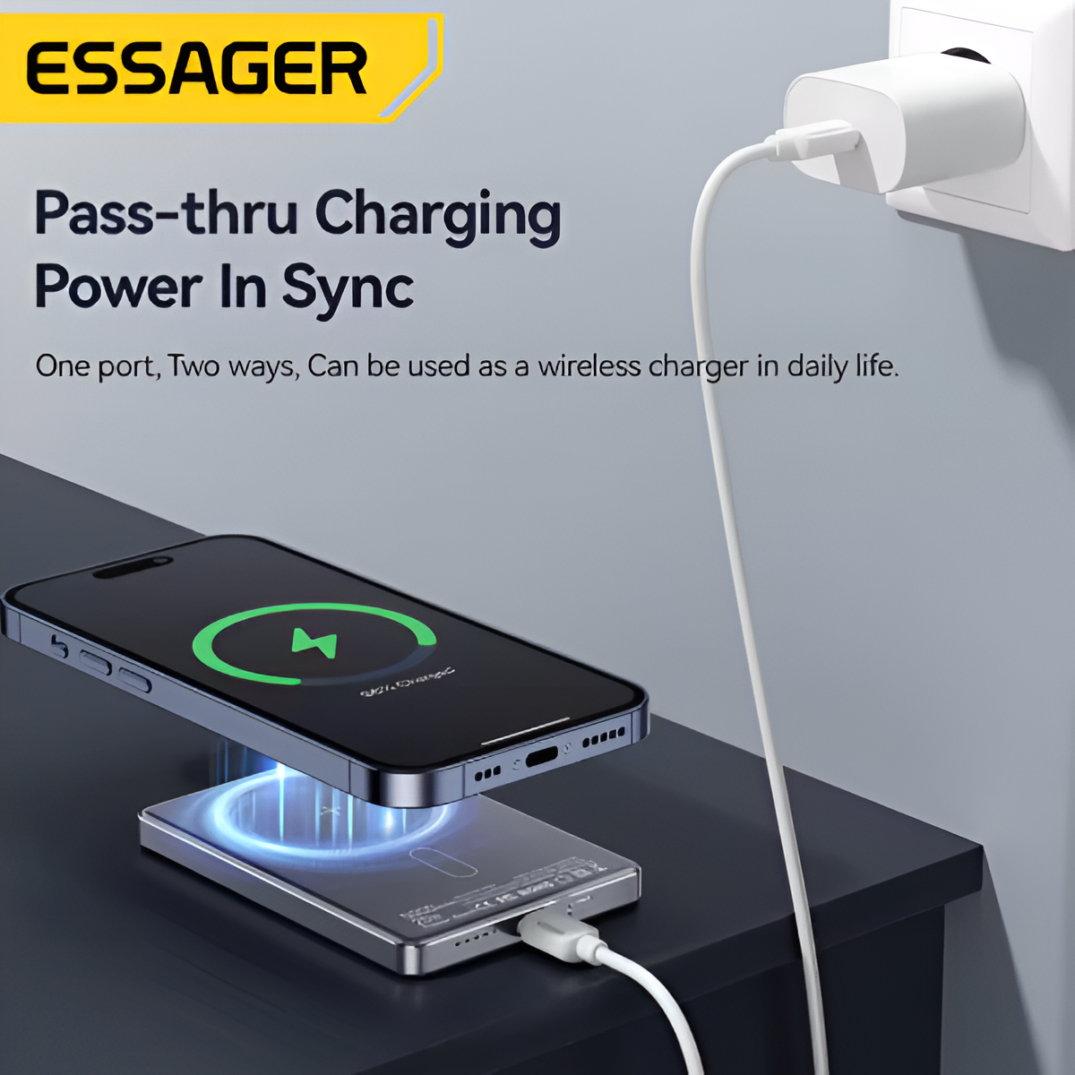 Essager 20W Magnetic Wireless Power Bank 5000mAh Fast Charger for iPhone Mobile Arcade Ltd