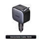 UGREEN 145W Car Charger with 3 USB-C & USB-A Fast Ports and Retractable Cable Mobile Arcade Ltd