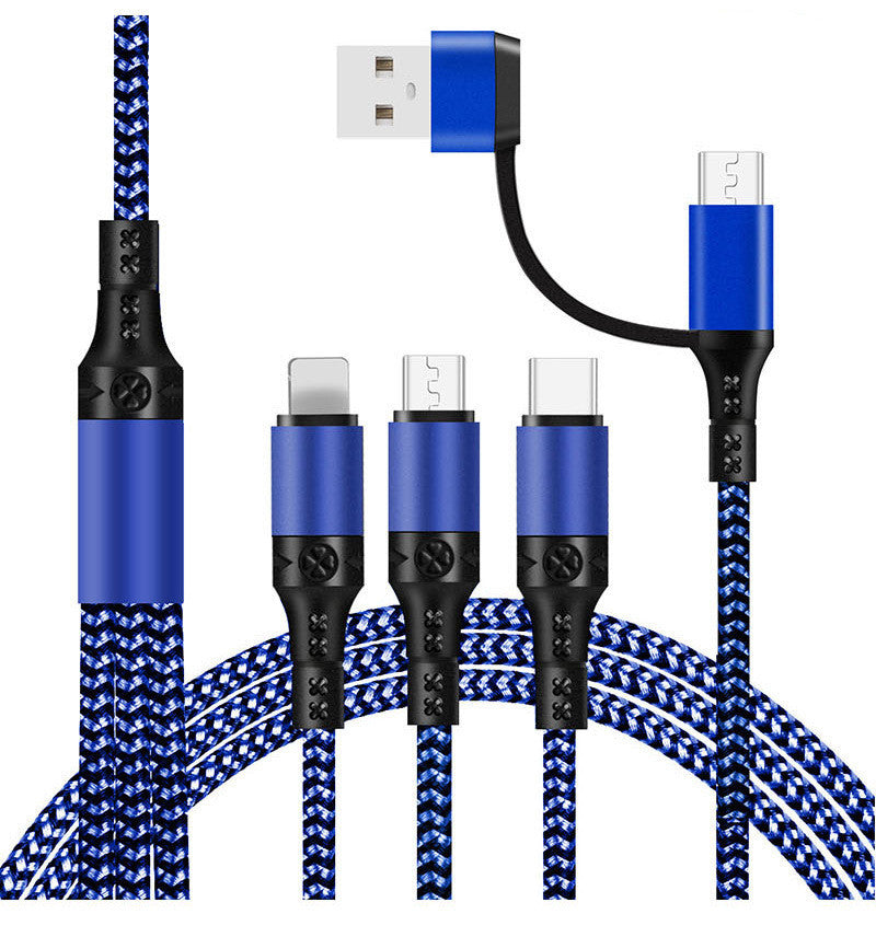 Fast Charging Five-in-one Data Cable, One For Three Charging Cables Mobile Arcade Ltd