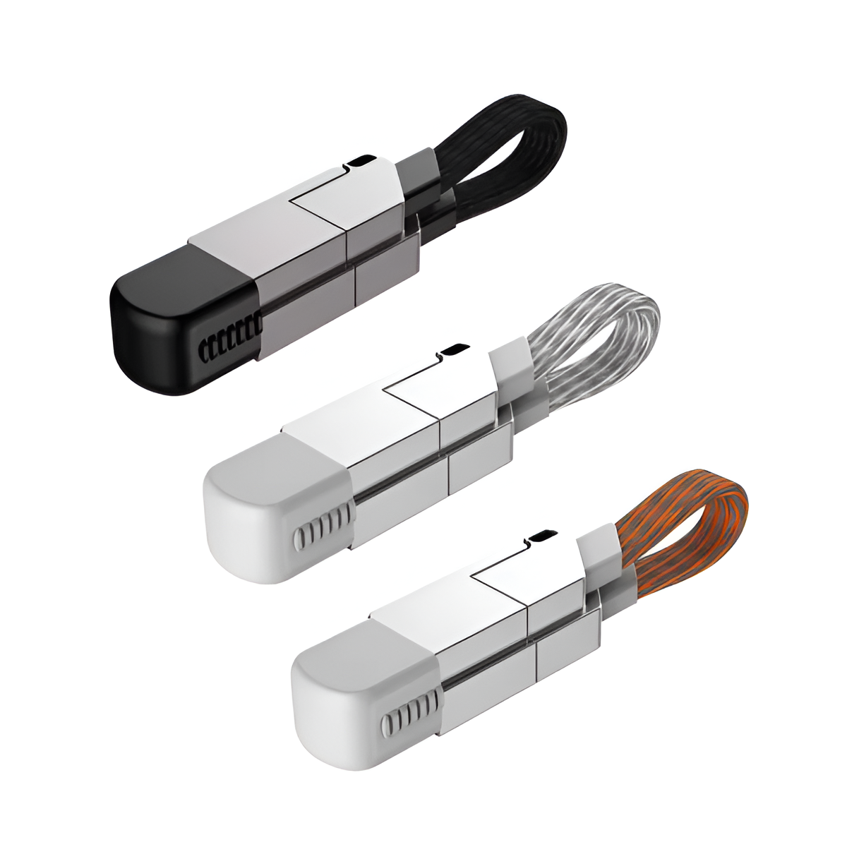 4-in-1 Magnetic Fast Charging Cable 60W PD Type-C & 27W iPhone Quick Charger