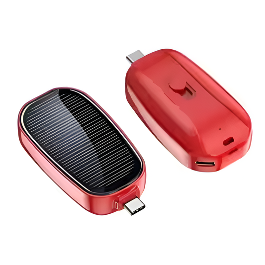 OnePlus 1200mAh Solar Mini Power Bank – Portable Keyring Charger for Outdoors Mobile Arcade Ltd
