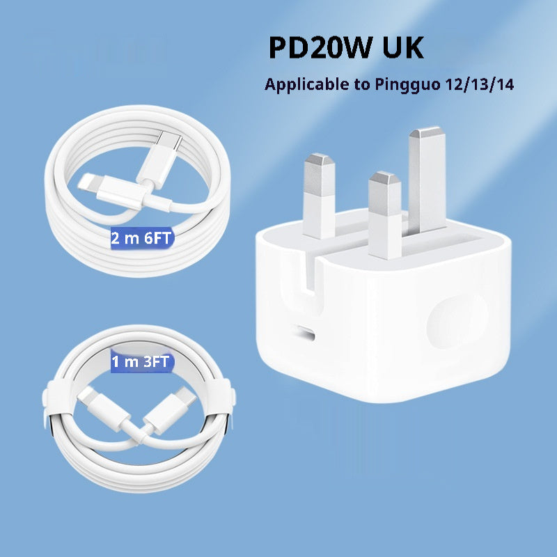 Mobile Phone Tablet 20W Charger British Standard Fast Charging Head Mobile Arcade Ltd