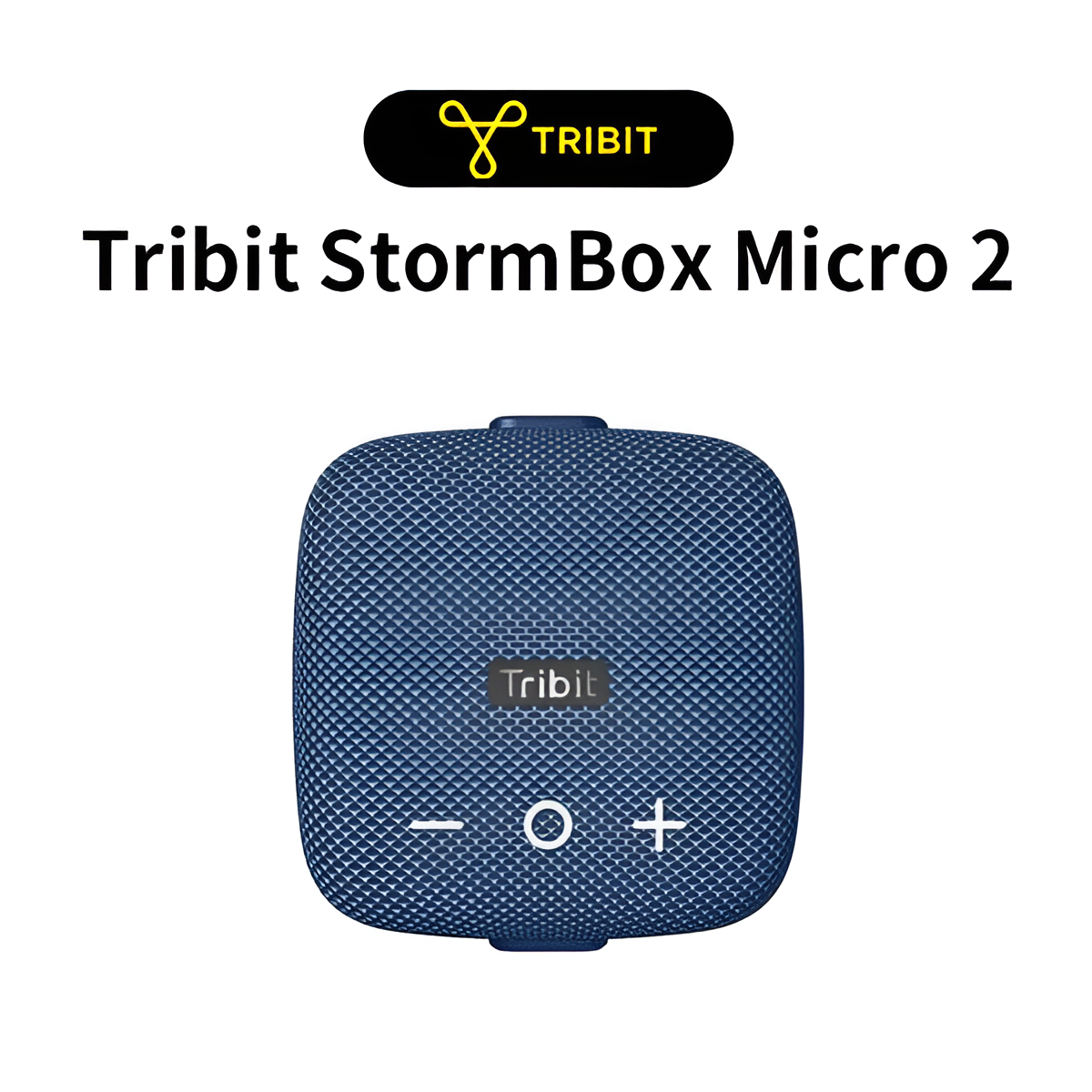 Tribit StormBox Micro 2 Portable Bluetooth Speaker | 90dB Loud Sound, Deep Bass, IP67 Waterproof Small Speaker with Built-in Strap