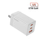 67W Pole Charger Gallium Nitride Three-port Fast Charging Charger Mobile Arcade Ltd