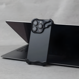 Zinc Alloy Phone Case for iPhone 15 Pro Max - Durable Protective Back Cover