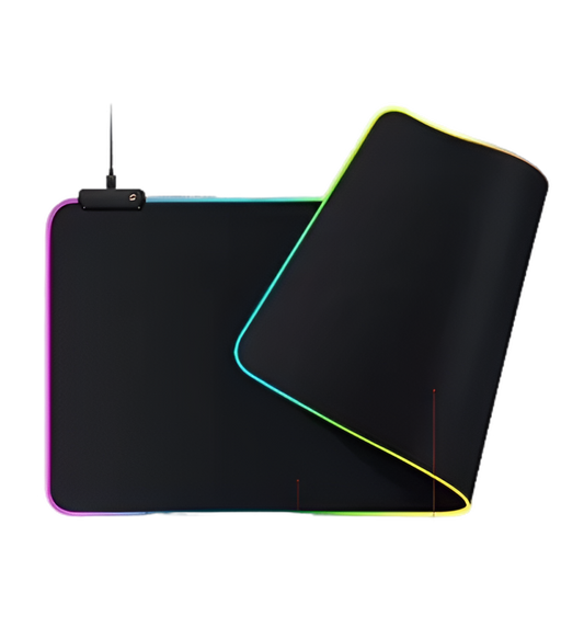 RGB LED Gaming Mouse Pad for PC Computer – 10 Lighting Modes Non-Slip Mat Mobile Arcade Ltd
