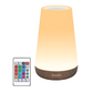 Auxmir LED Touch Bedside Lamp with Remote, Dimmable RGB Rechargeable Light Mobile Arcade Ltd