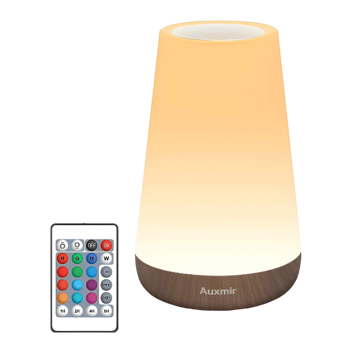 Auxmir LED Touch Bedside Lamp with Remote, Dimmable RGB Rechargeable Light Mobile Arcade Ltd