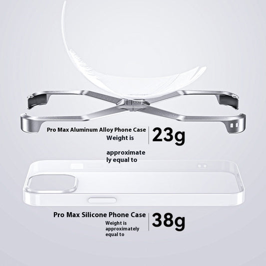 Aluminum Alloy Case New Hollow-out Frameless Heat Radiating Phone Shell Mobile Arcade Ltd