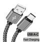 Nylon USB-A to Type-C Fast Charging Cable for Huawei, Samsung & Android Mobile Arcade Ltd