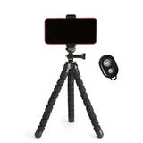 Amazon Basics Portable Flexible Tripod 25.4cm with Wireless Remote & Phone Clamp