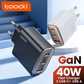 Toocki 40W GaN Dual Type-C Fast Charger QC 4.0 for iPhone 15 & Samsung S23 Mobile Arcade Ltd