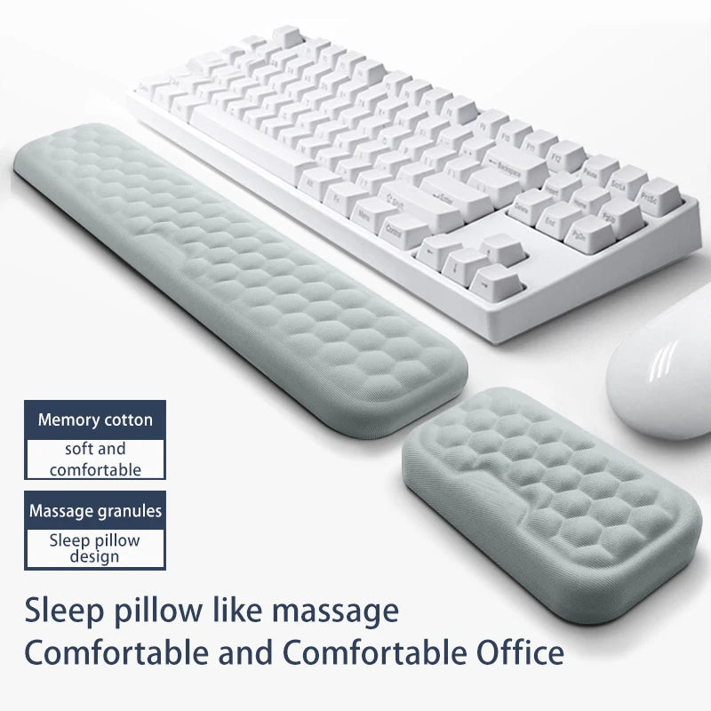 Ergonomic Keyboard & Mouse Wrist Rest Set – Memory Foam Pad for Office Use Mobile Arcade Ltd