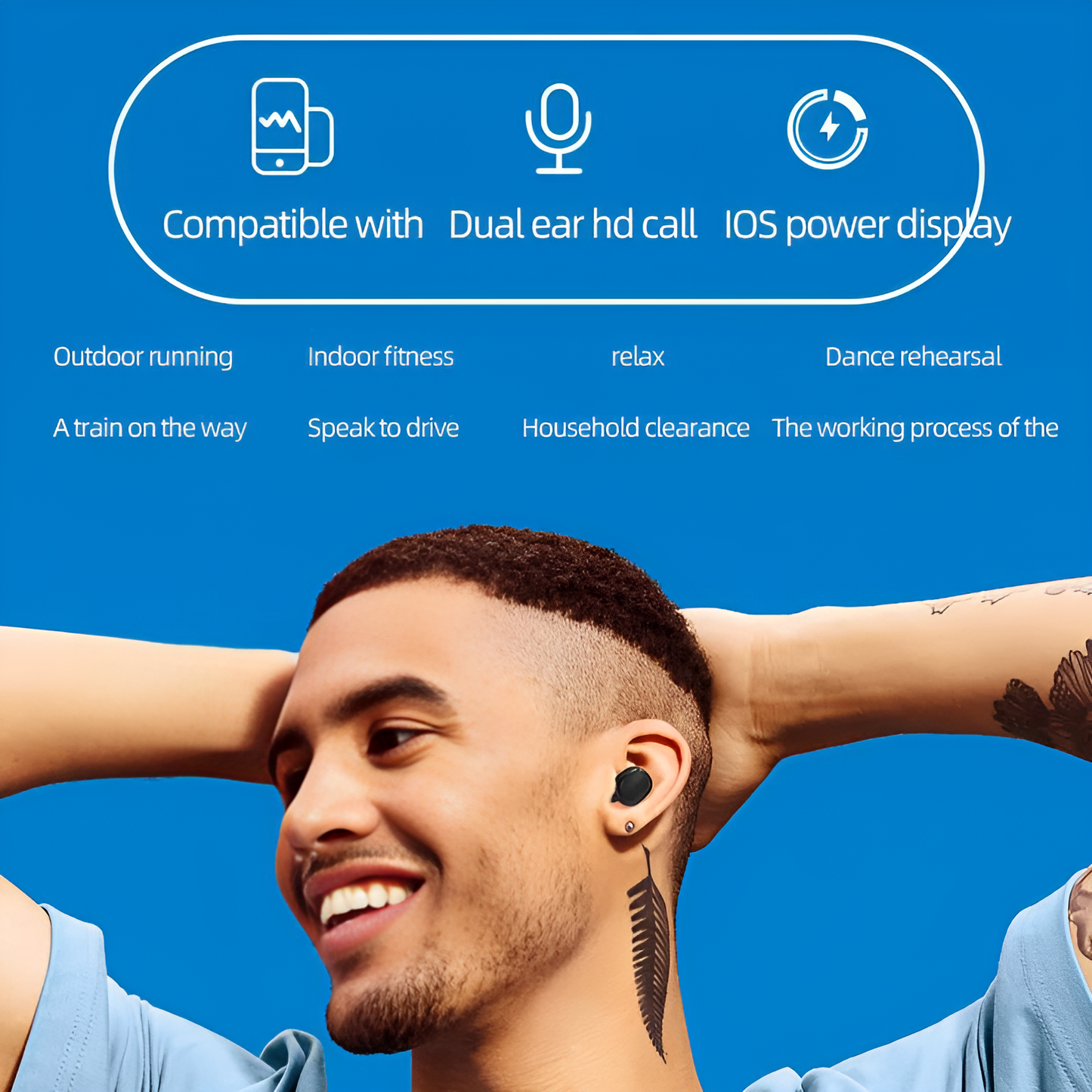 Wireless Bluetooth 5.1 Earphones with Mic, Touch Control, Waterproof – For Xiaomi Mobile Arcade Ltd