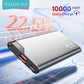 KUULAA 10000mAh Power Bank – 22.5W Fast Charging Portable USB Charger