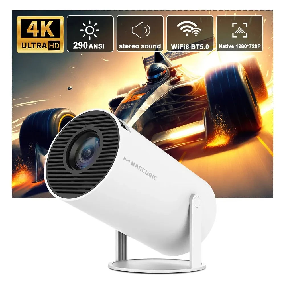 Magcubic HY300 Pro 4K Projector, Android 11, WiFi6, BT5.0, 290ANSI HD Mobile Arcade Ltd