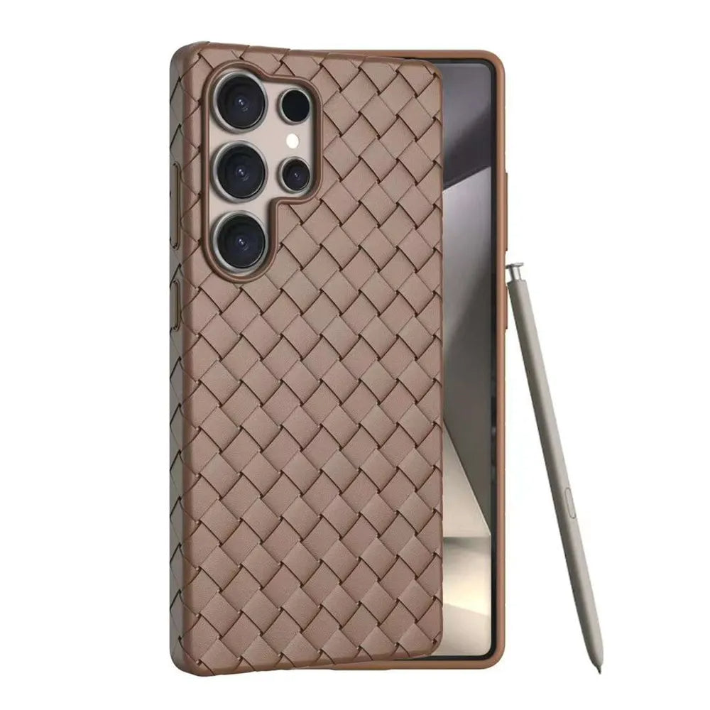 Woven Slim Heat-Dissipating Shockproof Case for Samsung S25 Ultra/Plus Mobile Arcade Ltd