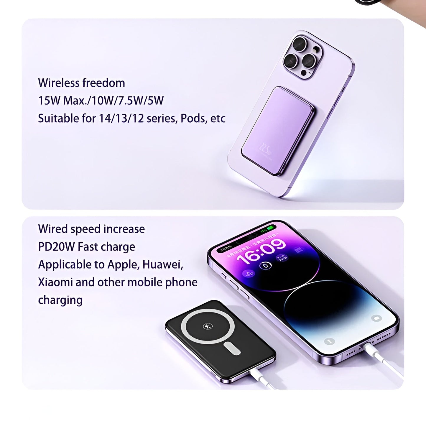 Xiaomi Ultra Slim 30000mAh Wireless Power Bank - Magnetic Fast Charging Battery Mobile Arcade Ltd