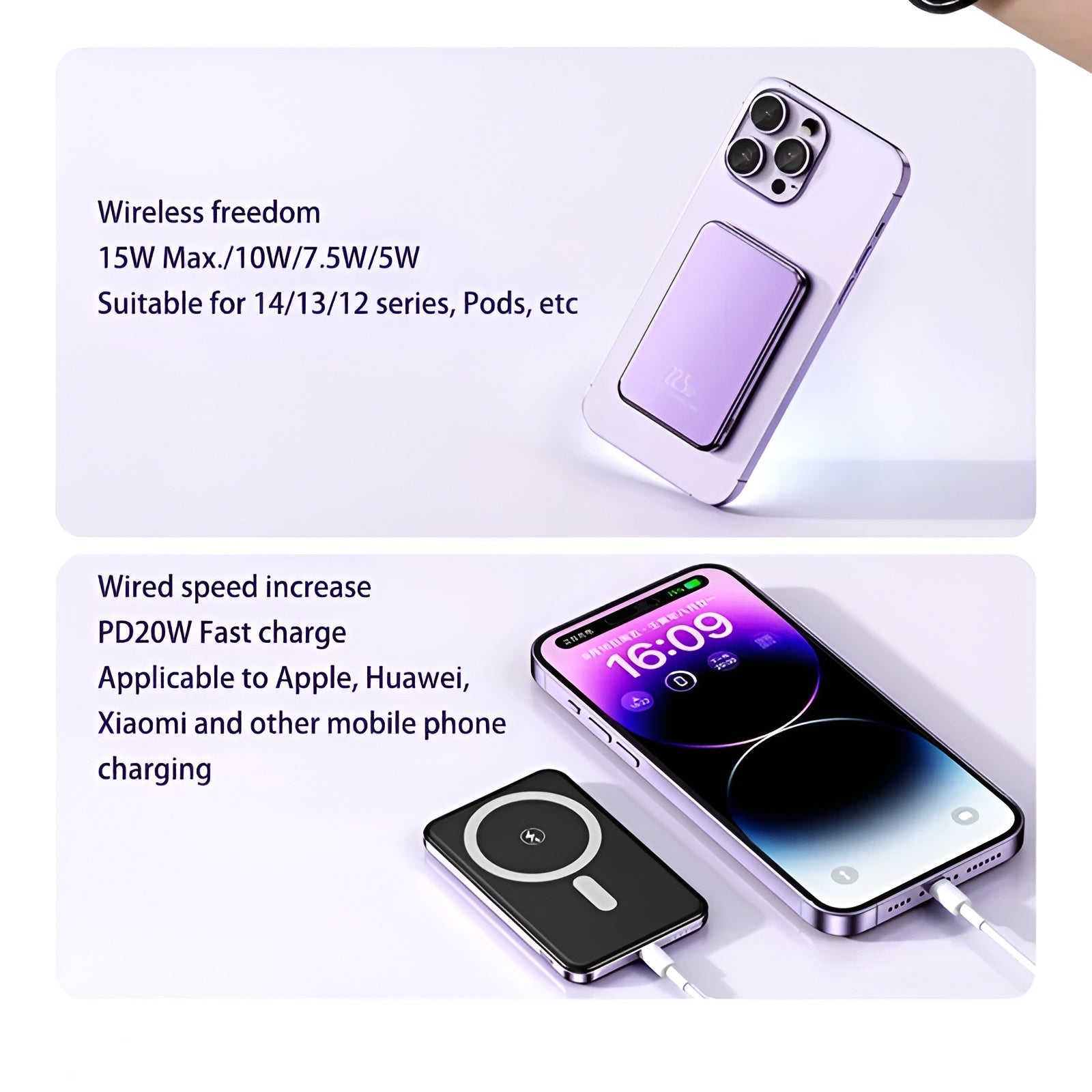 Xiaomi Ultra Slim 30000mAh Wireless Power Bank - Magnetic Fast Charging Battery Mobile Arcade Ltd