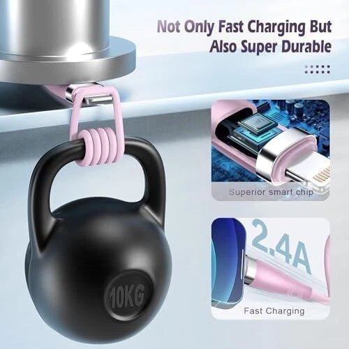 Charger Cable for iPhone, 3Pack, 6FT/1.8M, MFi Certified Fast Charging Cable Mobile Arcade Ltd