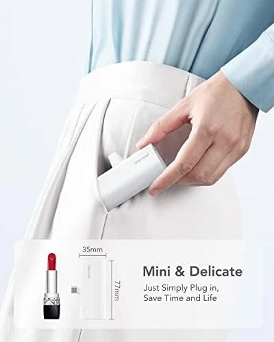 Mini Power Bank USB C - 5000mAh, 20W PD 18W QC USB C Battery Pack, Portable Mobile Arcade Ltd