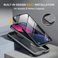 Black Full Body Case for iPhone 13 | Built-in Glass Screen Protector 6.1 Inch. Mobile Arcade Ltd