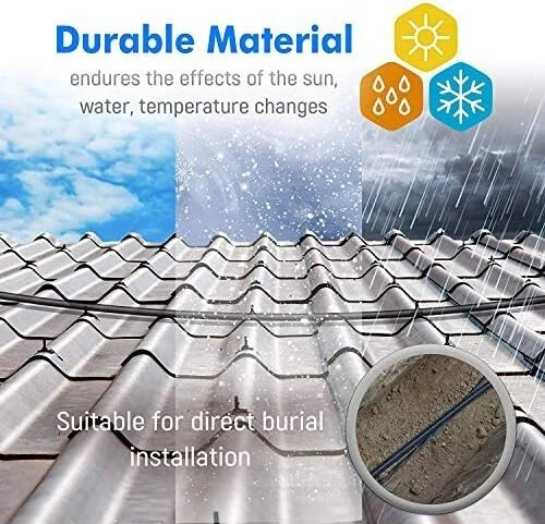 20m Outdoor Waterproof CAT6 Ethernet Cable – CCA, RJ45, Direct Burial, 250MHz, High-Speed LAN Wire Mobile Arcade Ltd