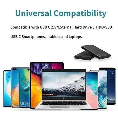 USB A to USB C Data Cable 0.5m, USB 3.1 Gen2 10Gbps USB, 3A, Fast charging New Mobile Arcade Ltd