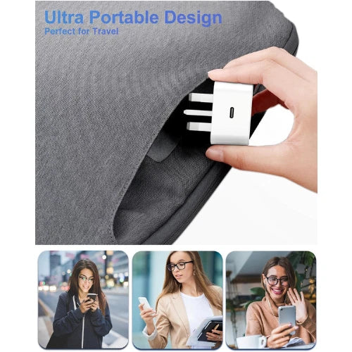 25W USB-C Fast Charger Plug UK for iPhone 15/14/13/12/11, iPad, Samsung PD 3.0. Mobile Arcade Ltd