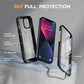 Black Full Body Case for iPhone 13 | Built-in Glass Screen Protector 6.1 Inch. Mobile Arcade Ltd