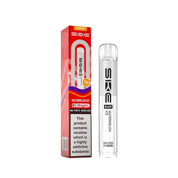 SKE Crystal Bar Watermelon Ice 20mg Disposable Vape Mobile Arcade Ltd