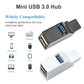 USB 3.0/2.0 Hub Adapter – 1 to 3 Port Splitter, High-Speed Extender for PC/Laptop Mobile Arcade Ltd
