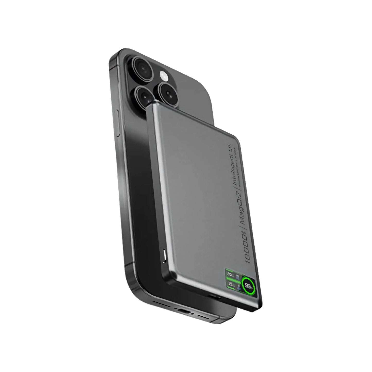 10000mAh Ultra Thin 3-in-1 Magnetic Wireless Power Bank w/ 20W USB-C Fast Mobile Arcade Ltd