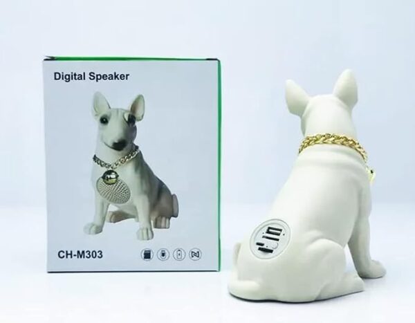 Portable Bull Terrier Dog Bluetooth Speaker - Image 4