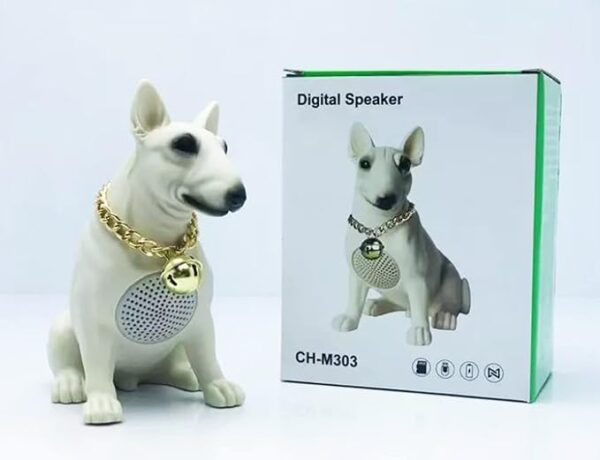 Portable Bull Terrier Dog Bluetooth Speaker - Image 3