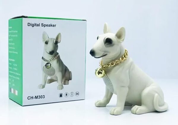 Portable Bull Terrier Dog Bluetooth Speaker - Image 2