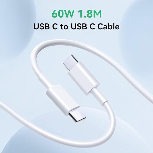 45W Dual Port USB-C Charger for iPhone/Samsung - Image 2